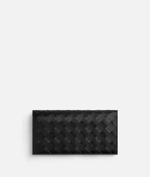 Длинный кошелек Intrecciato с кошельком для монет Bottega Veneta
