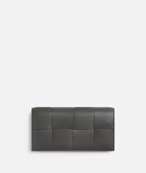 Длинный кошелек-кассета с кошельком для монет Bottega Veneta