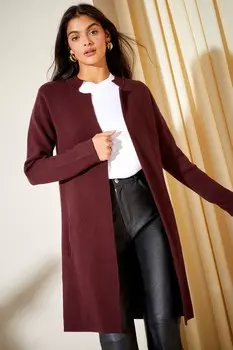 Длинный крой с полуоголым воротником Friends Like These, красный