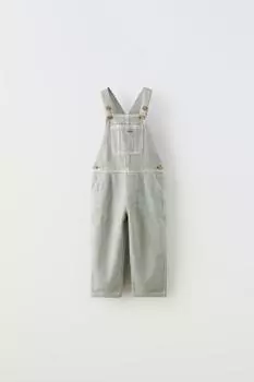 Длинный мягкий комбинезон ZARA, аквамарин