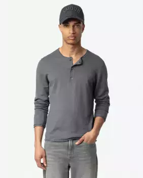 Длинный мужской джемпер Veiss Zadig & Voltaire, светло-зеленый