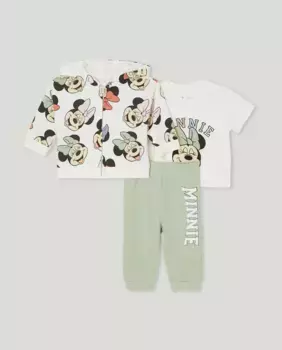 Длинный набор Минни, состоящий из трех кусочков для девочек Baby El Corte Ingls, многоцветный