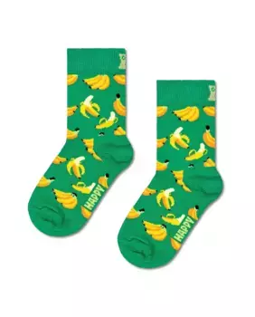 Длинный носок с бананами Happy Socks, темно-синий