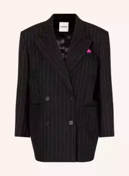 Длинный пиджак Sandro, черный