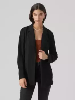 Длинный пиджак Vero Moda "VMLIVA LS LONG BLAZER NOOS", черный
