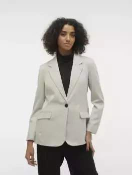 Длинный пиджак Vero Moda "VMRITA LS LOOSE BLAZER NOOS", цвет Silver Lining