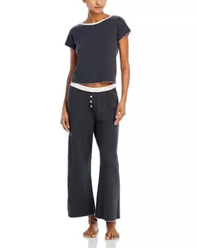 Длинный пижамный комплект Baby Jean Ellie Cozyland, цвет Blue