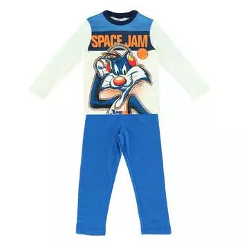 Длинный пижамный комплект Space Jam для мальчиков Textiel Trade, белый