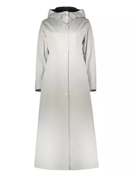 Длинный плащ-дождевик Herno, серый