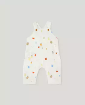 Длинный плюшевый комбинезон Baby El Corte Ingls, белый