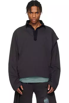 Длинный поло Ottolinger, черный