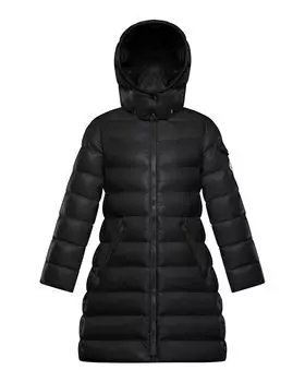 Длинный пуховик Moka для девочек Moncler, цвет Black