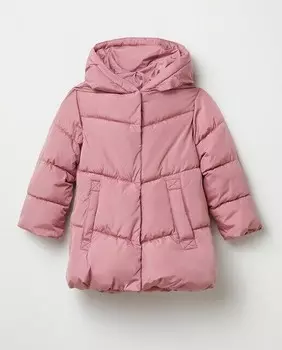 Длинный пуховик на подкладке Sfera, розовый