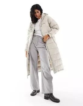 Длинный пуховик Pike Lake II цвета темный камень Columbia