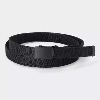 Длинный ремень с цветной лентой GU, черный