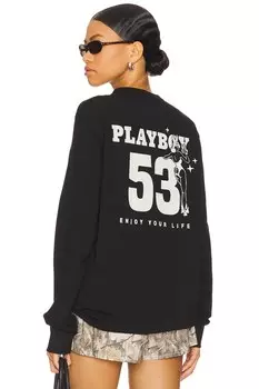 Длинный рукав 53 Playboy, black