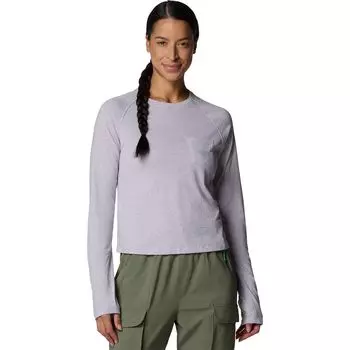 Длинный рукав экипаж рубашка Columbia, лавандовый