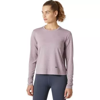 Длинный рукав экипаж рубашка Helly Hansen, фиолетовый