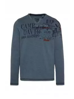 Длинный рукав Camp David, синий