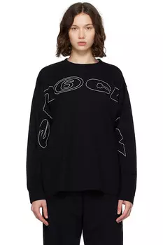 Длинный рукав футболка Mm6 Maison Margiela, черный