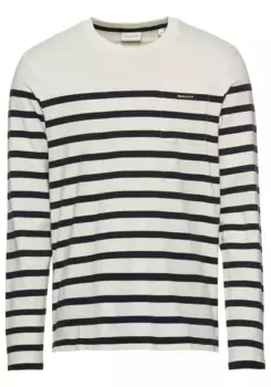 Длинный рукав "ФУТБОЛКА В ПОЛОСКУ LS" Gant, синий