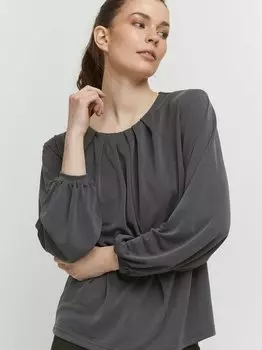 Длинный рукав из жемчуга B.Young, серый