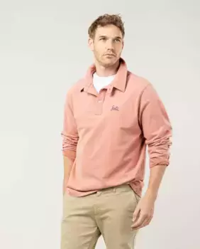 Длинный рукав мужской поло Scotta 1985, бордовый