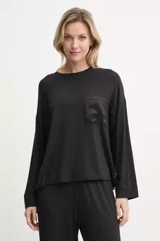 Длинный рукав пижамный United Colors Of Benetton, черный
