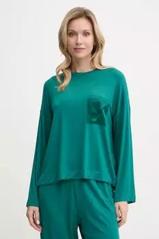 Длинный рукав пижамный United Colors Of Benetton, бирюзовый