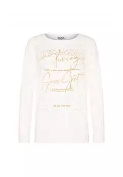 Длинный рукав рубашка с длинным рукавом "Rock the Boat" Soccx, белый