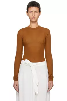 Длинный рукав с круглым вырезом Bite, красный