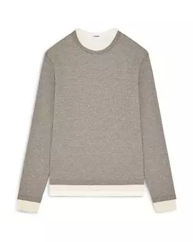 Длинный рукав слоёный футболка Kit Jil Sander, серый