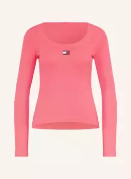 Длинный рукав Tommy Jeans, розовый