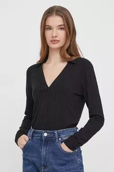 Длинный рукав United Colors of Benetton, черный