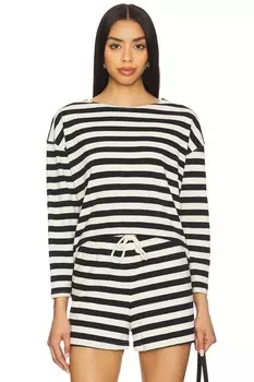 Длинный рукав в полоску Taylor Perfectwhitetee, true black & natural stripe