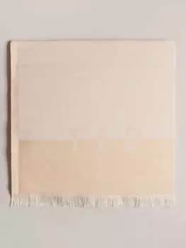 Длинный шарф Esteli с логотипом Ted Baker, натуральный крем