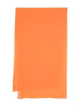 Длинный шелковый шарф Alberta Ferretti, оранжевый