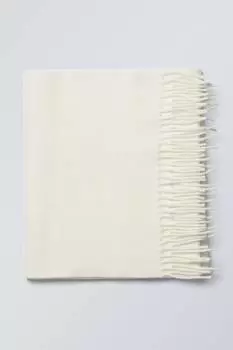 Длинный шерстяной шарф Weekday, белый