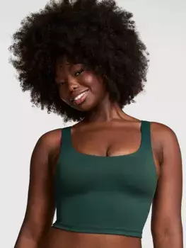 Длинный спортивный бюстгальтер Relay Pink, цвет Deep Forest