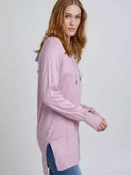 Длинный свитер B.Young, розовый