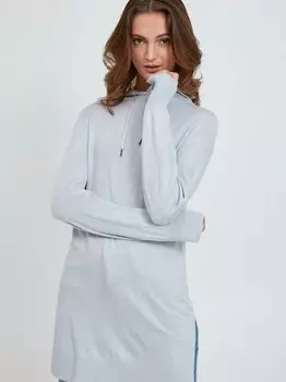 Длинный свитер B.Young, синий