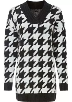 Длинный свитер Bodyflirt, черный