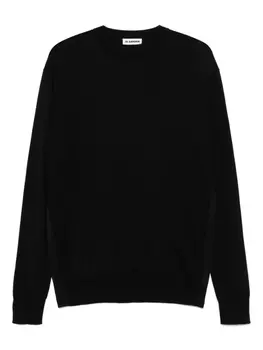 Длинный свитер Jil Sander, черный