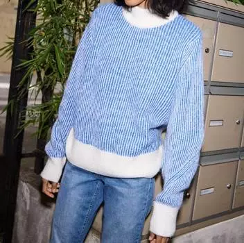 Длинный свитер Kamara в полоску ICHI, цвет stripe