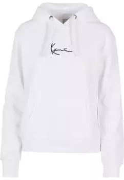 Длинный свитер Karl Kani " Karl Kani Unisex KKWQ32004WHT SMALL SIGNATURE HOODY WHT", белый