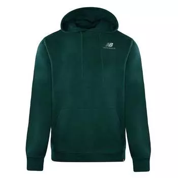 Длинный свитер New Balance темно-бирюзовый мужской с капюшоном с вышивкой MT11550 TKK New Balance, синий