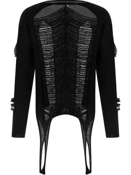 Длинный свитер Рика Оуэнса Rick Owens, черный