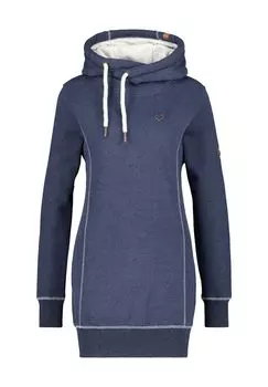 Длинный свитер с капюшоном ALIFE AND KICKIN, цвет Marine