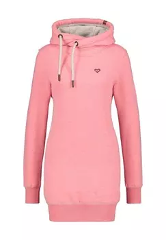 Длинный свитер с капюшоном ALIFE AND KICKIN, фуксия