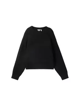 Длинный свитер TOM TAILOR Sweater, черный